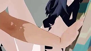 Kazusa Beast in intense action?