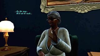 Sims 4 chaos with shemale threesome and wild ass action!