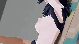 Kazusa Beast in intense action?