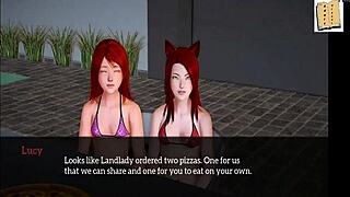 Teen 18+ Girl Seduces Milf In Kinky 3D Hentai Family