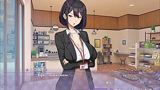 Summer clover harem hentai game ep 2, boss offers quickie!