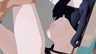 Kazusa Beast in intense action?