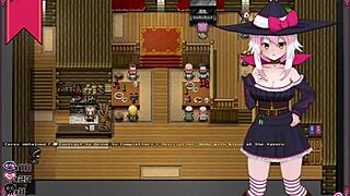 Man, this massage chair got the little witch crying in Ceres and the Contract Guild hentai! Part 4!