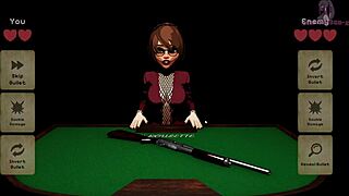 cum on those big tits from behind on the table