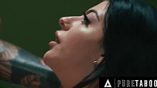 Pure Taboo secretary Gal Ritchie dominated by pervert coworkers in free use simulation! 😱