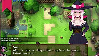 Man, this massage chair got the little witch crying in Ceres and the Contract Guild hentai! Part 4!