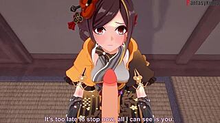 CHIORI BLOWJOB SEX in Genshin Impact Fantasy!