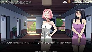 Sakura Hinata daje oralnega velikemu kurcu!