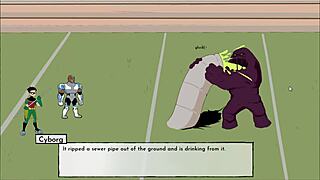 18titans episode 43 exploring raven and jinx in cartoon game