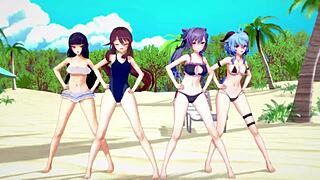 Genshin Liyue 璃月 Hentai MMD Action