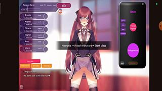 Just training this wild hentai chick outdoors in a crazy game