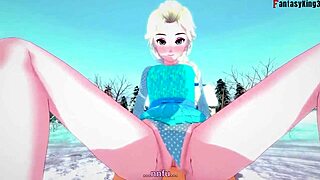I watch Elsa getting fucked on Christmas eve in POV fantasy