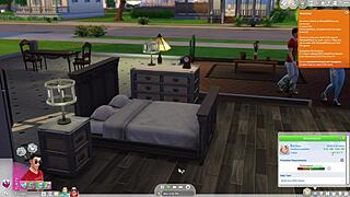 Gay lover licks and kisses passionately.