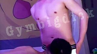 Couple Gay Asian Amateurs Fuck Bareback with Horny Bent-Over Action.