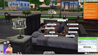 Gay lover licks and kisses passionately.