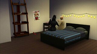 Little Asian Chinese Whore Satisfies Client in Pantyhose