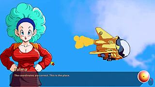 Bulma's big tits adventure with uncensored action