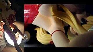 Lucy Bunny Gets Cum On Figures In This Patreon Anime!