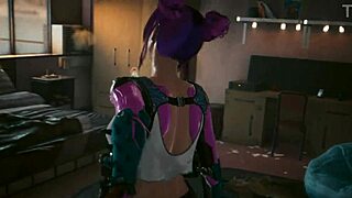 Rita wheeler engages in laguna bend sex scene in cyberpunk 2077.