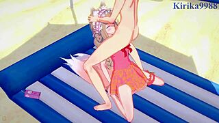 I watch maho karin yuuki intense sex