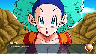 Bulma's big tits adventure with uncensored action