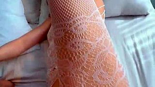 beautiful latina shakes big ass hard on all fours