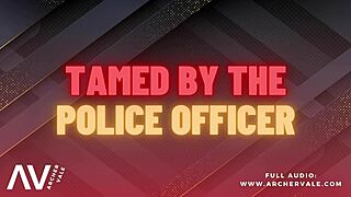 yo, listen to this police officer's chastity cage training in gay audio story.