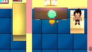 Bulma's big tits adventure with uncensored action