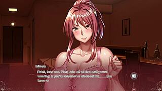 Itsuki screams loud while losing hard in a wild anime hentai game.