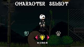 The adventures of 2B in the ryona series part one.