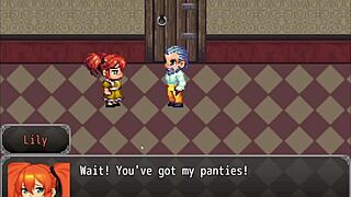 Henteria Chronicles 3 gameplay, part 11. Pixel art with no animations.