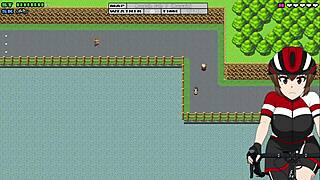 girl lifts shirt during class in flash cycling ride 2 part 3