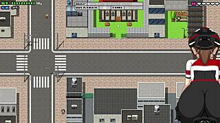 Girl paints body and paint comes off in rain - Flash Cycling Ride 2 Part 7 😍🌧️