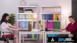 Joymii - Sexy Nikki Fox Craves Office Fantasy with Hot Colleague