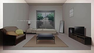 Secret stay home: sucking under the desk in episode two.