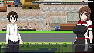 girl lifts shirt during class in flash cycling ride 2 part 3