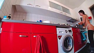 Hot Curvy Babe Teases in Tight Shorts