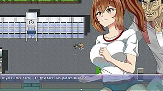 Japanese anime babe’s big ass gets pounded in cheating game finale