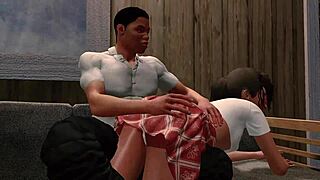 Jack and Emma spanked hard!