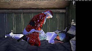 this christmas santa used the back door instead