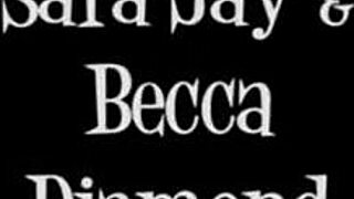 becca diamond in interracial lesbian scene with big tits