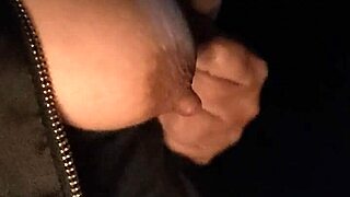 Becky enjoys teasing neighbors with her daring outdoor public display