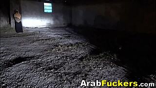Arab working girl sucks and rides western cock in raw pov action