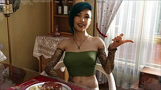 halfway house 146: mature cutie takes creampie from huge cock