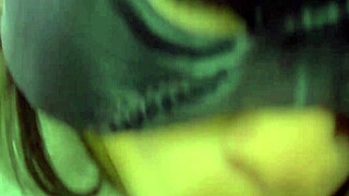 Japanese Blowjob Ends with Cum in Mouth Close-Up