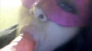 bbw babe plays with her toy and shows big tits