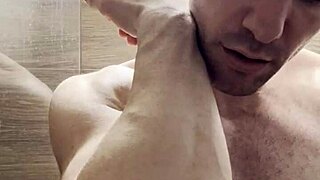 I Trim My Sweaty Hairy Armpits Chest and Arms After Gym for Photoshoot