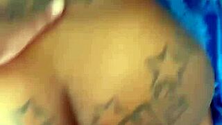 blonde having fun with ebony ass and big cock