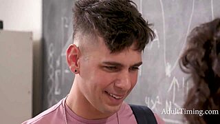 victoria voxxx and kai jaxon wreck her ass with student hardcore