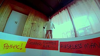 Dominatrix Mistress April Craves Double Fisting in Horny Holes